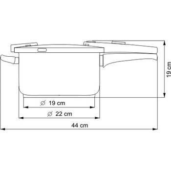 Kolimax Biomax s Bio ventilem 22cm 6 l