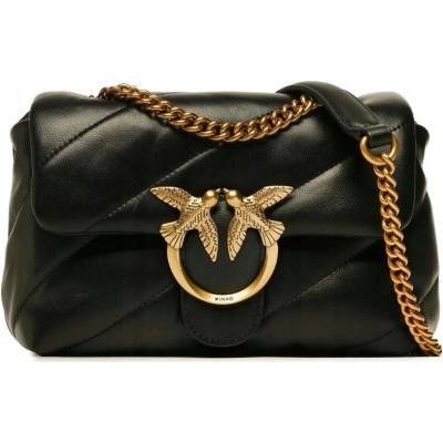 Pinko čierna dámska kabelka Love Puff Mini CL