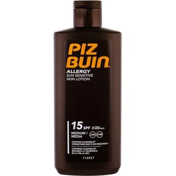 PIZ BUIN Allergy Sun Sensitive Skin Lotion SPF15 водоустойчив слънцезащитен лосион против слънчева алергия 200 ml