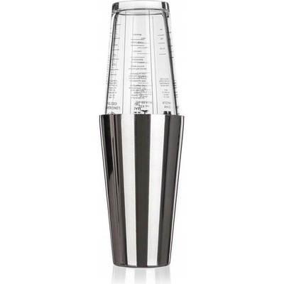 Nerezový šejkr na koktejly mixér 500ml Akcent
