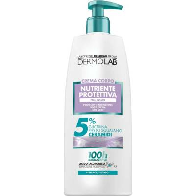 Deborah Milano DermoLAB extra hydratační vyživující ochranný tělový krém 48h 400 ml