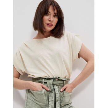 Moodo Кремава дамска риза Moodo Moodo | Byal | ЖЕНИ | XS
