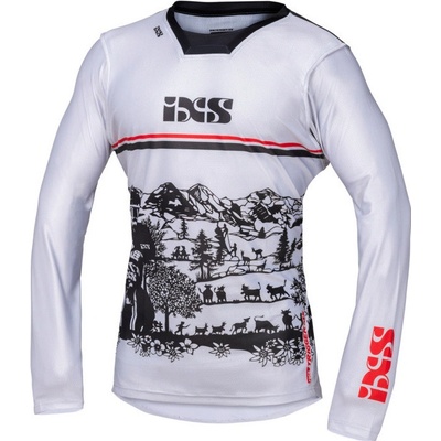 iXS TRIGGER 3.0 biela/čierna/červená