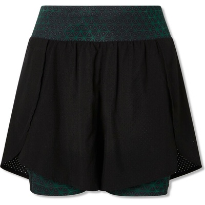 CCM TH 2in1 dámske šortky dark green/black