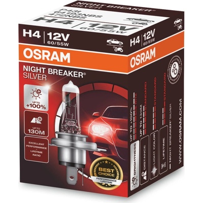 Osram Night Breaker Silver H4 P43t 12V 60/55W 64193NBS