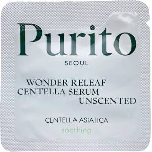 PURITO Wonder Releaf Centella Serum Unscented (sample) - Серум без аромат с екстракт от Центела Азиатика 1мл (sample)