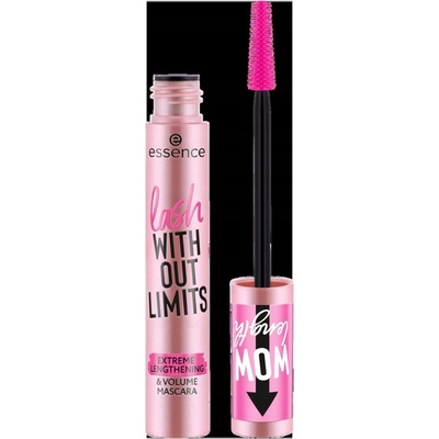 Essence Řasenka Lash Without Limits Extreme Lengthening & Volume Mascara 01 Ultra Black 13 ml