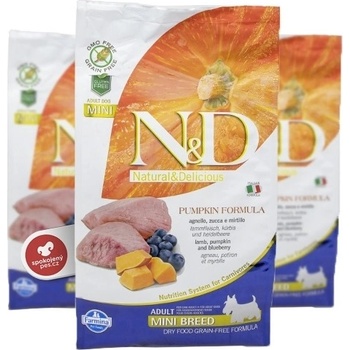 N&D Grain Free Pumpkin DOG Adult Mini Lamb & Blueberry 0,8 kg