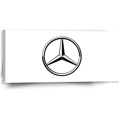 Sablio Obraz Logo 1 Biela - 110x50 cm