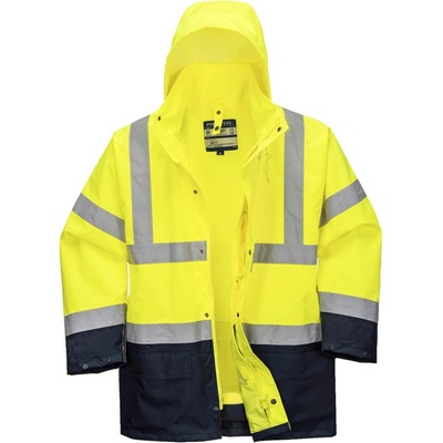 Portwest bunda Essential S766 5v1 zateplená reflexní Žluto navy