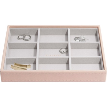 Stackers Ковчеже за бижута Stackers 9 камери cлassic розово (75703)