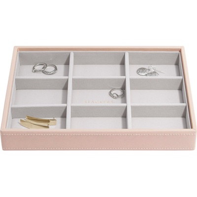 Stackers Ковчеже за бижута Stackers 9 камери cлassic розово (75703)