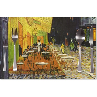 Sablio Prestieranie Terasa kaviarne v noci - Vincent van Gogh 40x30cm