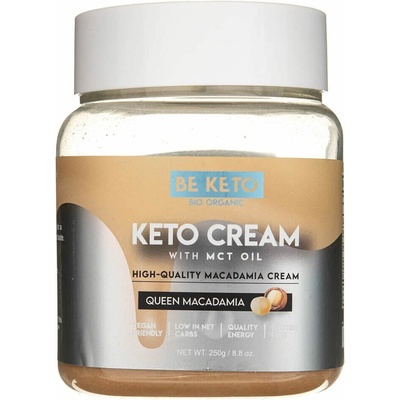 BeKeto Keto krém s MCT olejom Queen Macadamia 250 g