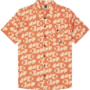 Picture Мъжка риза с копчета Picture Mataikona S/S Shirt - Sunset Waves Print - размер L (033-1929-1013)