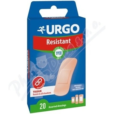 URGO RESISTANT Odolná náplast 20 ks NOVÁ