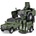 Rastar Метална играчка Rastar - Трансформиращ се робот/Land Rover Defender, 1: 32, зелена (Ras62000_Verde)