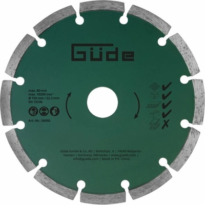 Güde GmbH Güde SADA ŘEZNÝCH KOTOUČŮ, 2DÍLNÁ - 58092