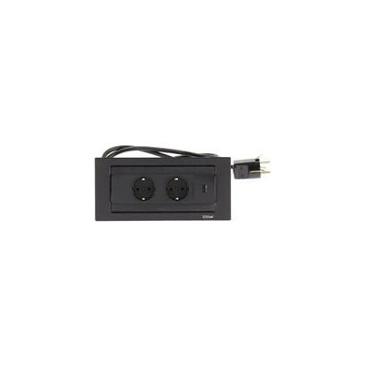 Schulte elektrotechnik EVOline BackFlip SCHUCO 2 Black