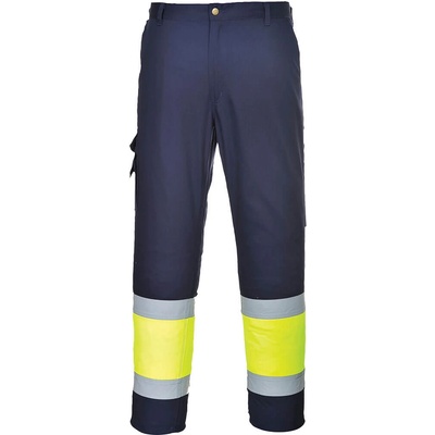 Portwest hi-vis combat l049 / Леки светлоотразителни панталони - hv жълто/тъмносиньо xxxl (l049ynrxxxl)