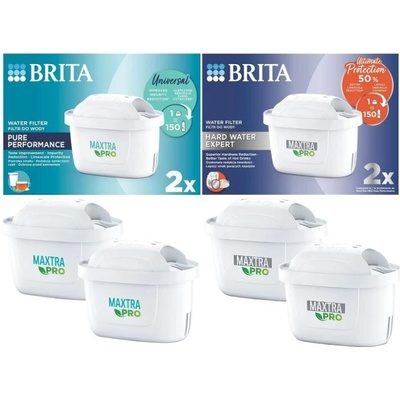 Brita Maxtra Pro Pure Performance + Pro Hard Water Expert 2+2 ks