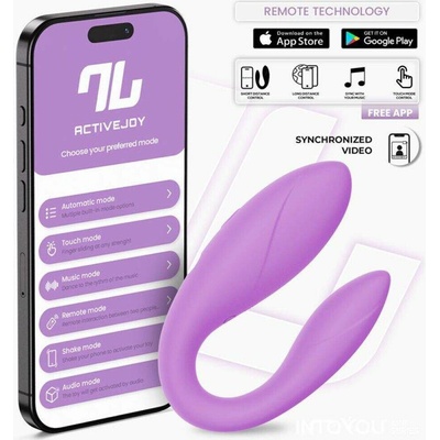 InToYou App Series Couple Toy with App Premium Silicone Lavender