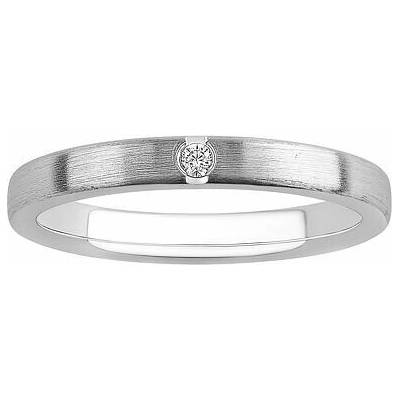 SILVEGO Snubný strieborný prsteň Gloster s Brilliance Zirconia SHG201RW