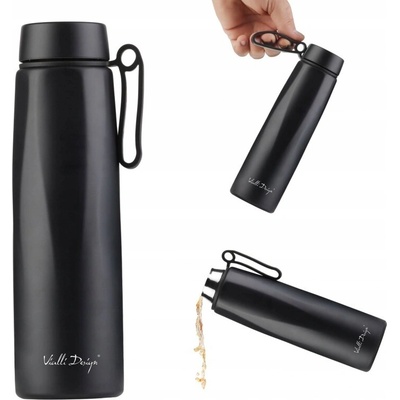 Vialli Design Čierna termoska 500 ml Fuori