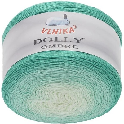 VLNIKA Dolly Ombre 250 g, 301 zelená