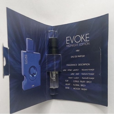 Ajmal Evoke Midnight Edition Him Eau de Parfum Sample Spray 1.5 ml за мъже