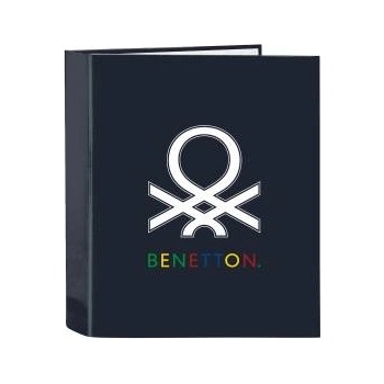 Benetton Папка с пръстени Benetton Sixties Морско син A4 (27 x 33 x 6 cm)
