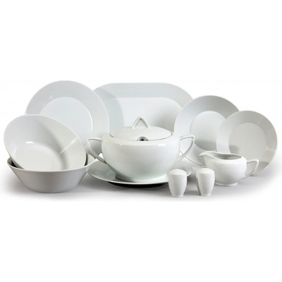 Thun LEA Porcelánová Jídelní souprava 26 dílů bílá