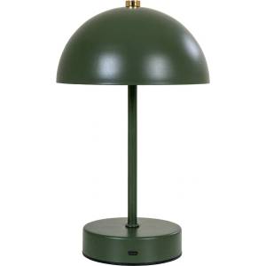 House Nordic Тъмнозелена LED настолна лампа с метален абажур (височина 25 cm) Holt - House Nordic (6405200)