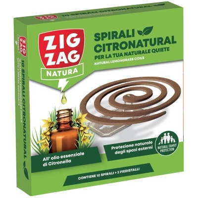 Zig Zag Спирали против комари с цитронела 10бр (2922)