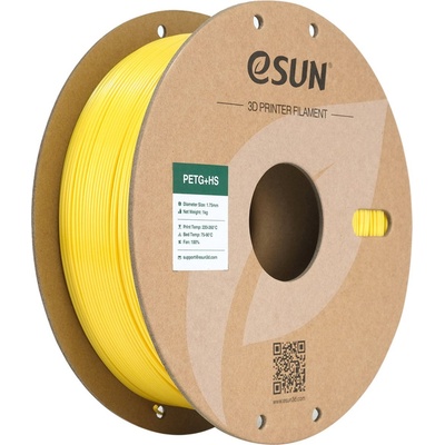 eSUN PETG+HS Yellow - 1, 75 mm / 1000 g (PETG+HS175Y1P1)