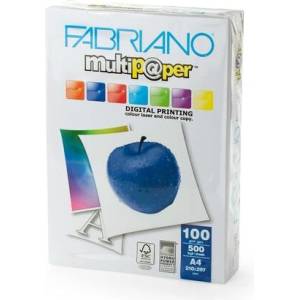 Fabriano Копирна хартия Multipaper, A4, 100 g/m2, гланц, 500 листа (53221297)