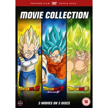 Dragon Ball Movie Trilogy - Battle Of Gods Resurrection F Broly DVD