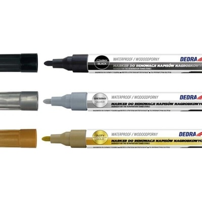 Dedra Fixka na renovovanie náhrobných nápisov, zlatá, 2.5mm, 1ks