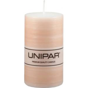 Unipar Светла оранжева свещ , време на горене 40 ч. Finelines - Unipar (Finelines Light Orange Pillar 60x110)