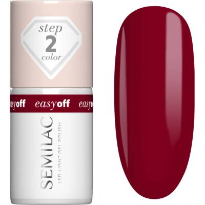 L23 Semilac EASY OFF Lak na nehty LED Gel lak Burgundy 7 ml