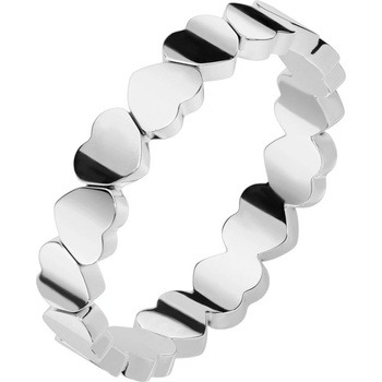 Mabell Dámský prsten z chirurgické oceli MELINDA CZ221R M8153S 5C45