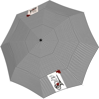 Doppler Magic Fiber Take me to Paris dámsky plne automatický dáždnik