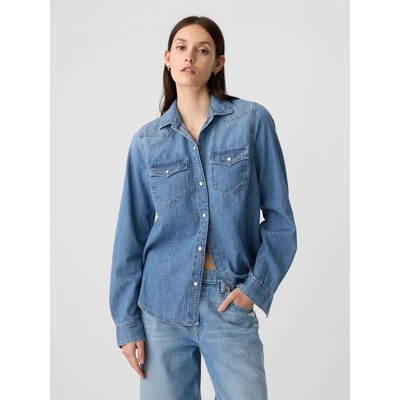 GAP 796264-01 Džínová košile western Modrá