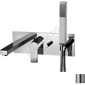 PAFFONI - Комплект за вана със смесител за вграден монтаж TANGO, неръждаема стомана (PF0089)