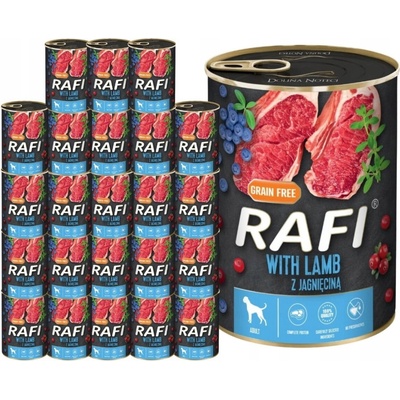 Rafi Adult jehněčí borůvky a brusinky 24 x 400 g