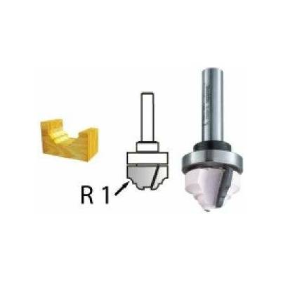 Profilová fréza s ložiskem stopka 8mm, 22x13x54mm, Makita D-48262