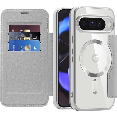 Techsuit Pouzdro SmartMag Book Google Pixel 10 Pro šedé