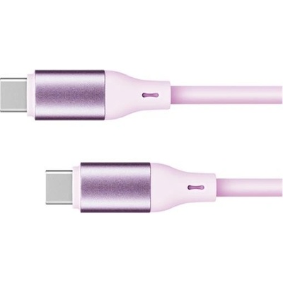 Kruger & Matz KM1269-1P USB-C/USB-C, 1m, růžový