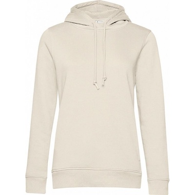 B&C dámská mikina s kapucňou Organic women Off White