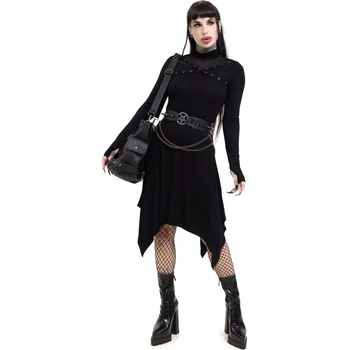 KILLSTAR дамска рокля KILLSTAR - Midnight Riot - Черна - KSRA011666